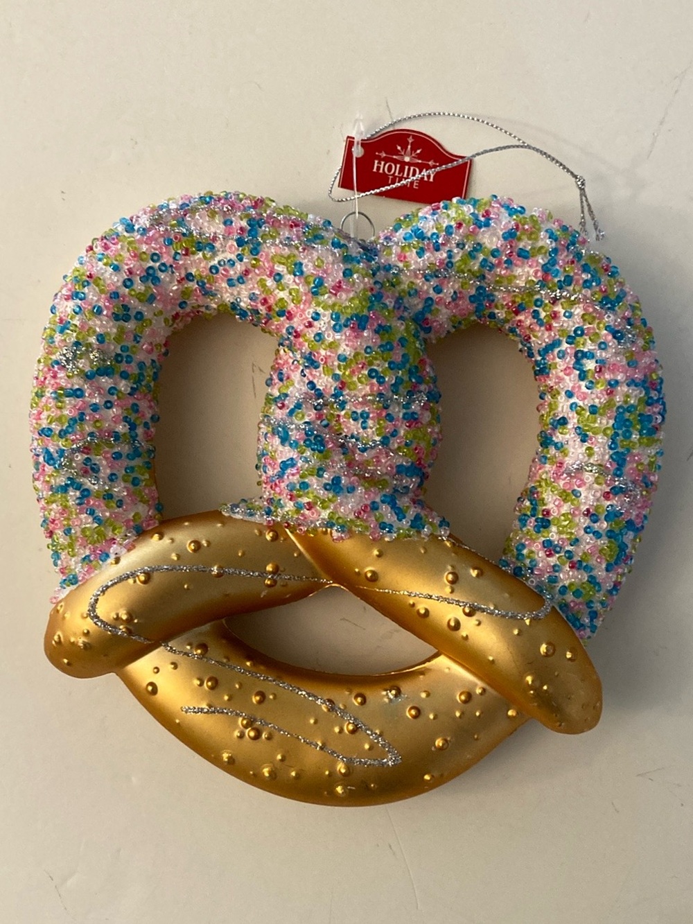 Candy Pretzel Christmas tree Ornament NEW